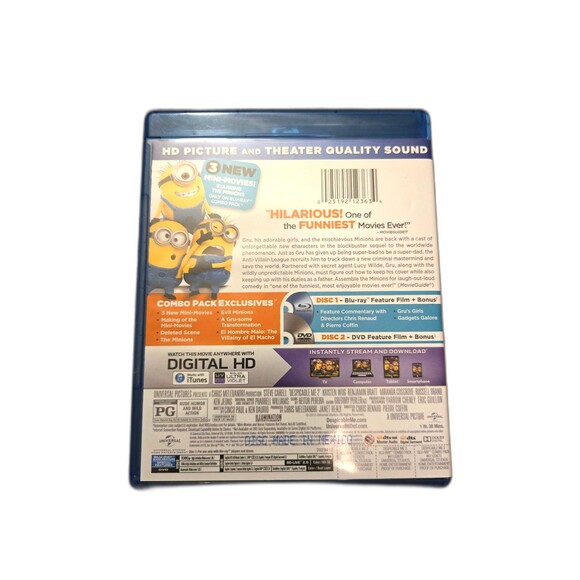 Despicable Me 2 + Minions Blu-Ray & DVD Combo Pack (No Codes) - Picture 7 of 9